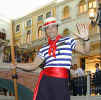 Mrrrrrowr! Our gondolier, Paolo sang me a love song for my birthday.