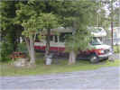 our campsite at Quebec City at Imperial Campground