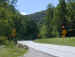 There were several narrow bridges and many winding curves along our route through the Green Mountains of VT