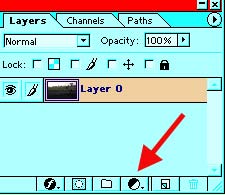 Create a New Adjustment Layer icon