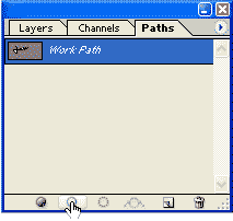 paths palette and stroke path