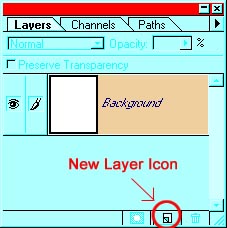 the new layer icon