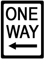 <--- One Way 