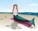 a young mermaid