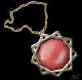 cabachon ruby in a 9-pointed star