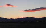 The sun setting at the Las Vegas airport as we waited and waited and waited for our plane to leave