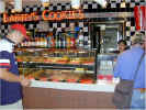 Michael buying cookies at Larry's Cookies