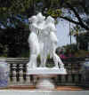 Three Graces gracing the patio around the Neptune pool