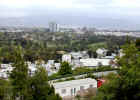 view of the valley from Universal Studios