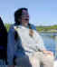 Janee laughing at something Ken said