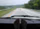 View from the passenger seat today while Michael was driving.
