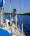 Janee watching for whales