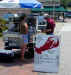 Michael buys his lobster roll from Ralph's Lazy Lobster, Freeport ME