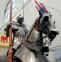 an armored knight on a horse