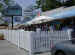 Michael takes his place in line at Bob's Clam Hut in Kittery Maine