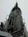 The very top of the Empire State Building taken from the viewing deck.