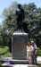 Michael and Janee at the "Shot heard 'round the world" statue at the site of the beginning of the Revolutionary War at Concord MA