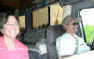 Janee and Michael during his 2 hour drive time. We always smile while we are moving down the road. <g>