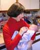 Bubbe Phyllis with Hannah Meg
