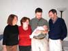 Nonni Angie, Michelle, Mitch, Hannah, and Papa George