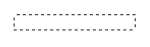 the rectangular selection for the straight stitch brush