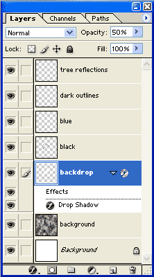 rain layers palette