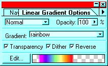 the gradient option box after your new gradient is done