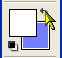 Switch the foreground and background colors by clicking the arrow. 