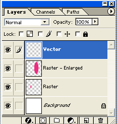 Layers palette