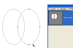 duplicate the elliptical path